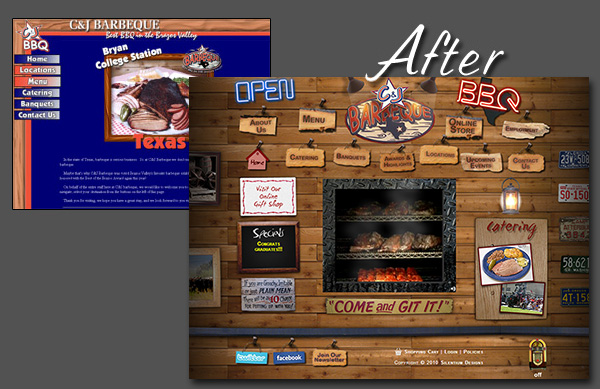 C&J Barbeque | Before and After